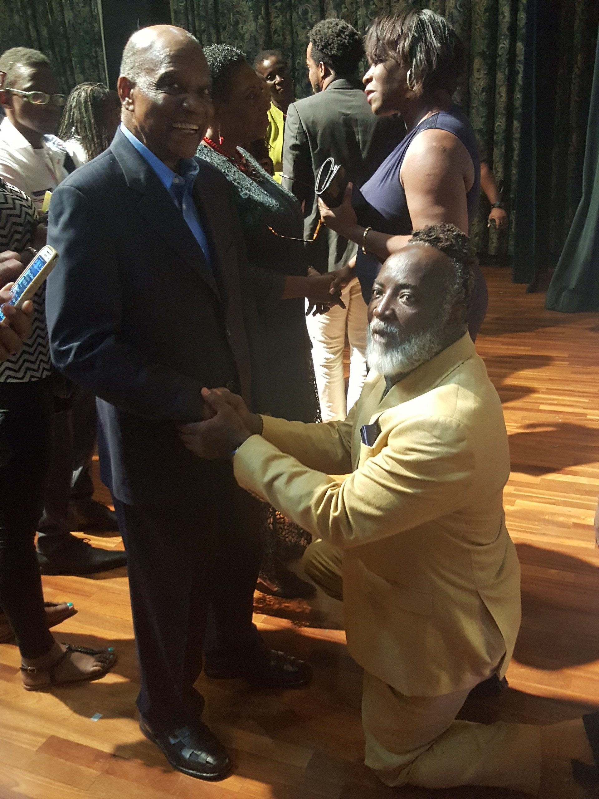 Carlos Malcolm with Freddy McGregor
